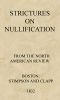 [Gutenberg 40785] • Strictures on Nullification